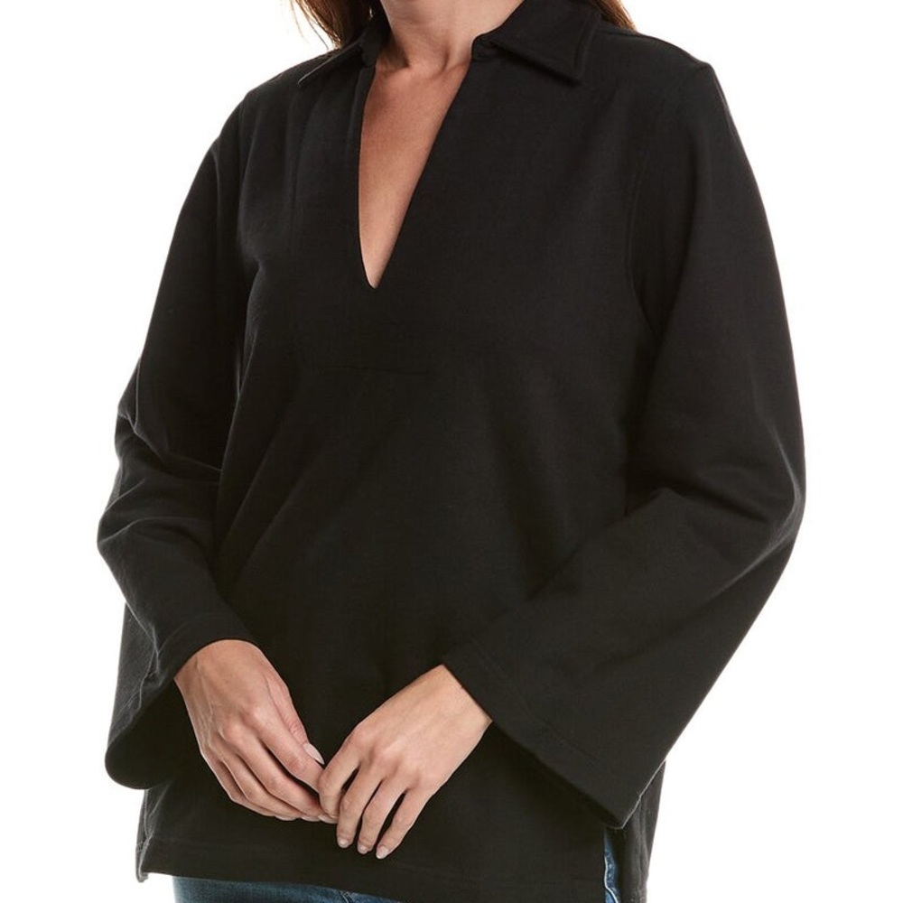 NWT DL1961 Chic Black V-Neck Millie Sweatshirtrt